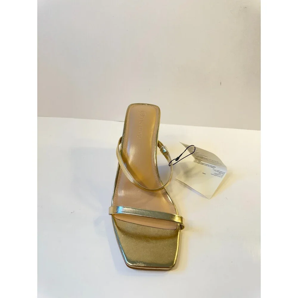 The Drop Womens Heels Gold US 9